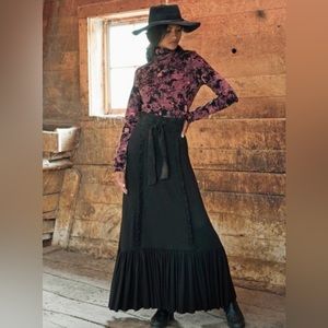 Peruvian Connection Natalia Ruffle Skirt